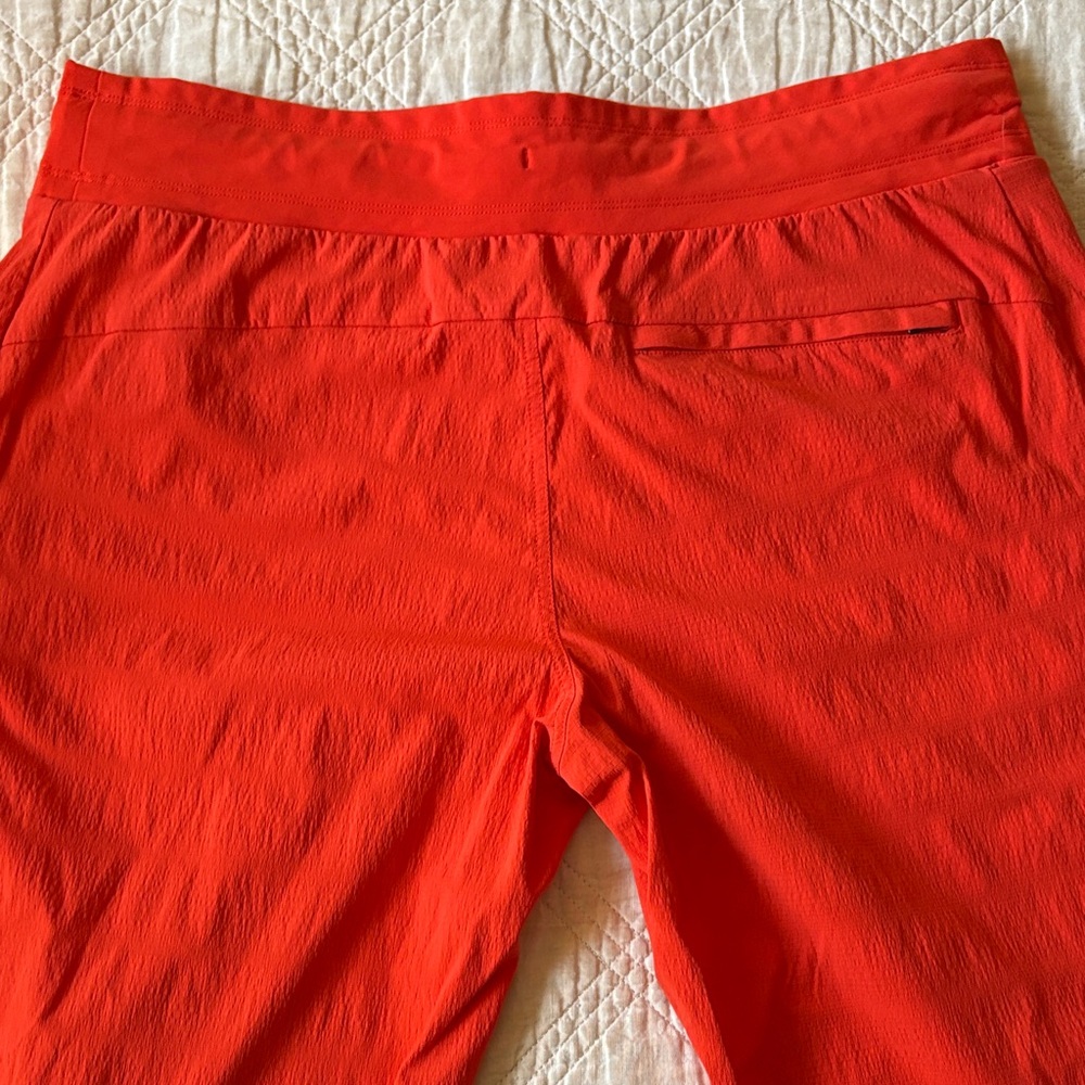 Orange Athleta size 16 jogger pants - Picture 2 of 8